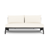 MLB Aluminum 2 Seat Armless Sofa - Harbour - Harbour - MLBA-06B-ALAST-RIVIVO