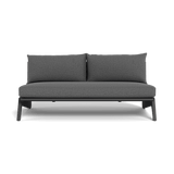 MLB Aluminum 2 Seat Armless Sofa - Harbour - Harbour - MLBA-06B-ALAST-SIESLA