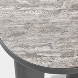 Moab Round Side Table - Harbour - ShopHarbourOutdoor - MOAB-11A-ALBRZ-TRGRE