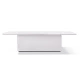 Santorini Outdoor Slatted Rectangle Dining Table 108" - Harbour - Harbour - SANO-03C-SL-ALWHI