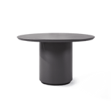 Santorini Outdoor Slatted Round Dining Table 48" - Harbour - Harbour - SANO-03H-SL-ALAST