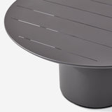 Santorini Outdoor Slatted Round Dining Table 60" - Harbour - Harbour - SANO-03I-SL-ALAST