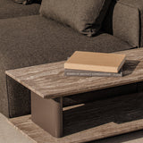 Santorini Outdoor Stone Rectangle Side Table - Harbour - ShopHarbourOutdoor - SANO-11C-ALAST-TRGRE
