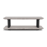 Santorini Outdoor Stone Rectangle Side Table - Harbour - ShopHarbourOutdoor - SANO-11C-ALAST-TRGRE