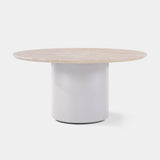 Santorini Outdoor Stone Round Dining Table 60" - Harbour - Harbour - SANO-03I-ALAST-TRGRE