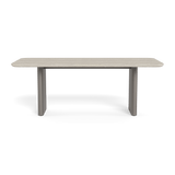 Victoria Stone Dining Table 81" - Harbour - ShopHarbourOutdoor - VICT-03B-ALTAU-TRSIL