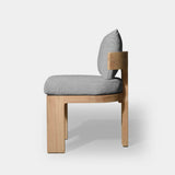 Victoria Teak Armless Dining Chair - Harbour - ShopHarbourOutdoor - VCTK-01B-TENAT-COPSAN