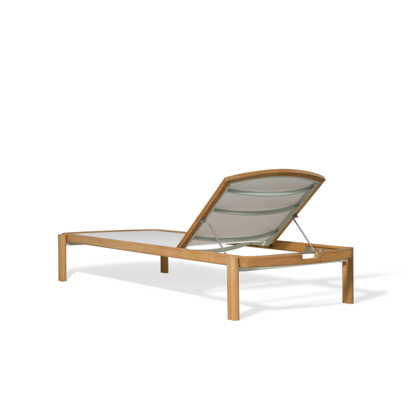 Cove Teak Stacking Sun Lounge