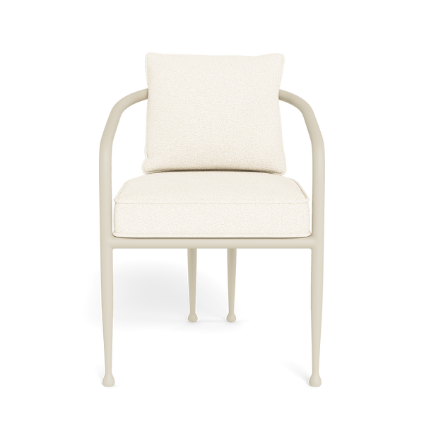 Andre Dining Chair | Aluminum Bone, Riviera Ivory,