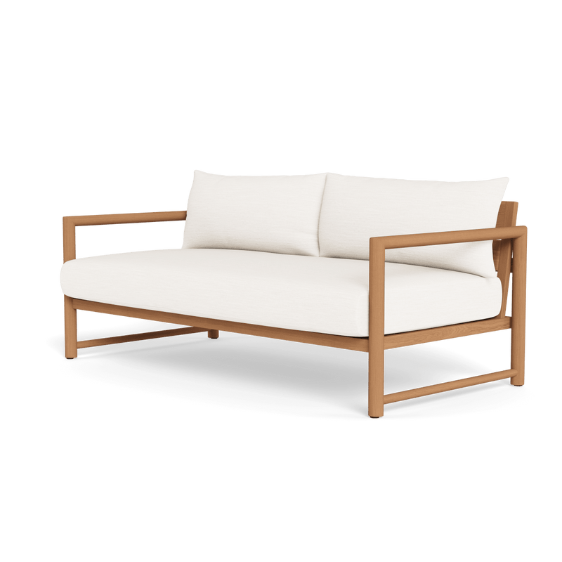 Breeze Xl Teak 2 Seat Sofa | Teak Natural, Panama Blanco,