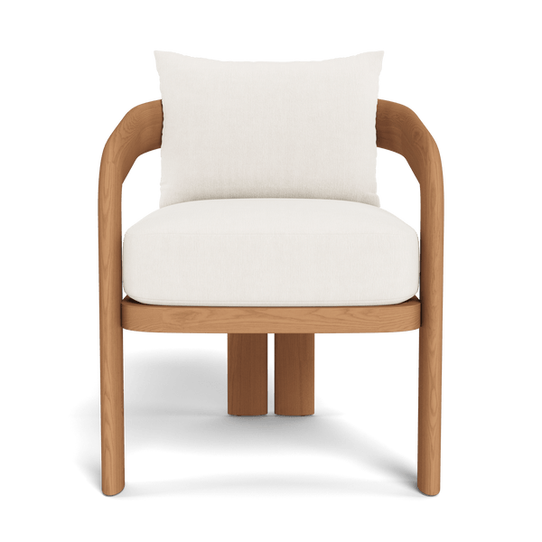 Chloe Dining Chair | Teak Natural, Altona Snow,