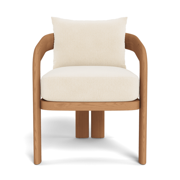 Chloe Dining Chair | Teak Natural, Marley Parchment,