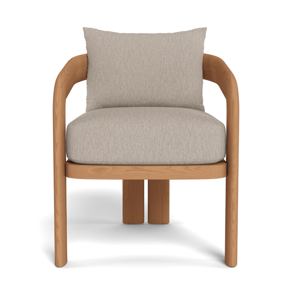 Chloe Dining Chair | Teak Natural, Pebble Sand,