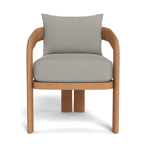 Chloe Dining Chair | Teak Natural, Stirling Fog,