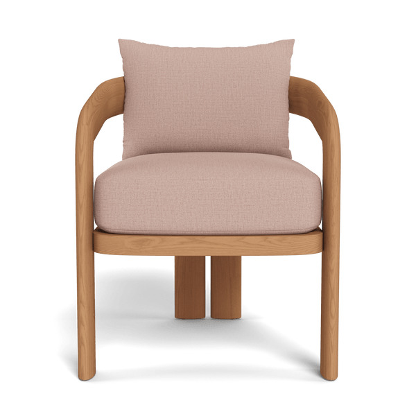 Chloe Dining Chair | Teak Natural, Stirling Powder,