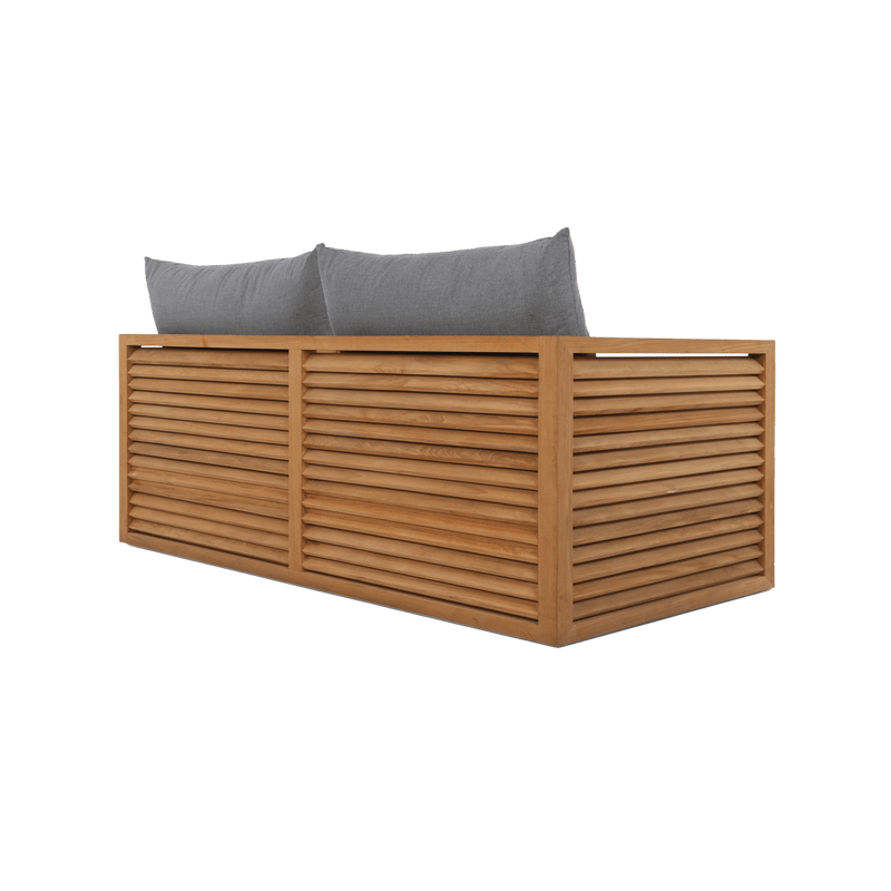 Louver 2 Seat Sofa - Harbour - Harbour - LOUV-06A-TENAT-BAWHI-CASSLA