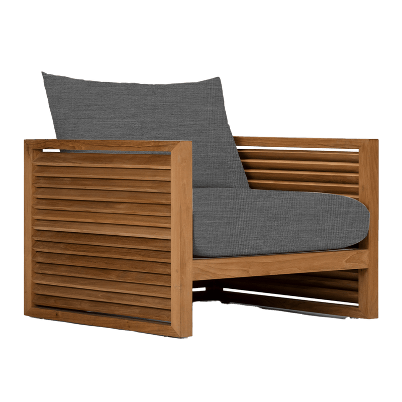 Louver Lounge Chair - Harbour - Harbour - LOUV-08A-TENAT-BAWHI-CASSLA