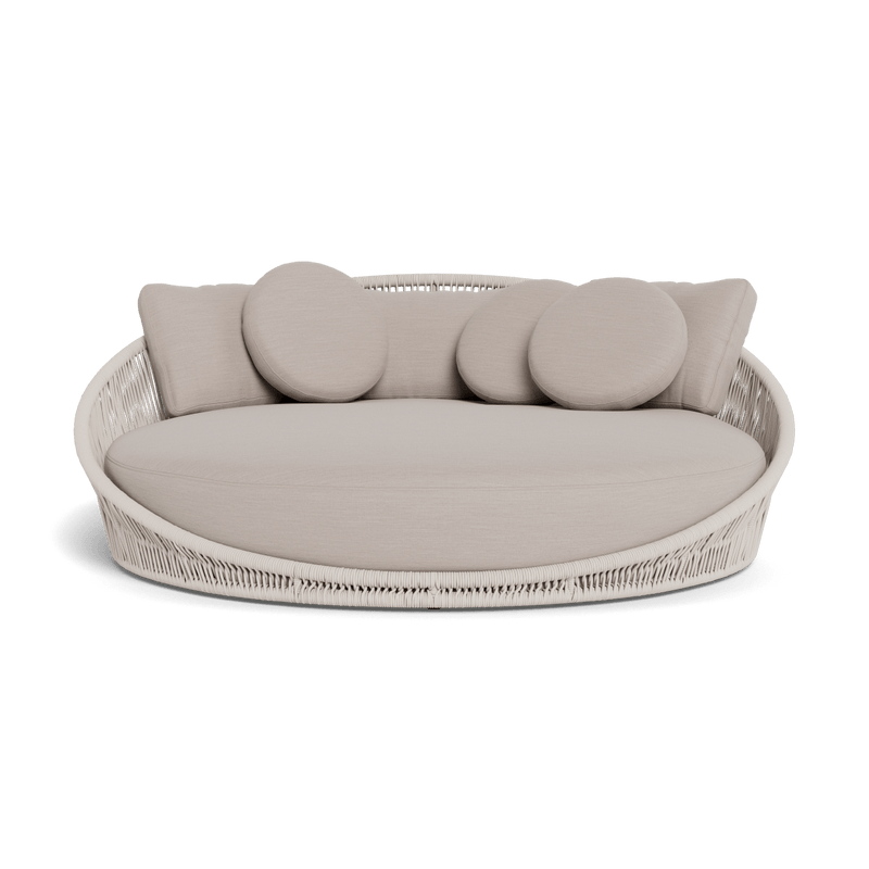 Maui Daybed | Rope Shell, Panama Marble, Aluminum Taupe