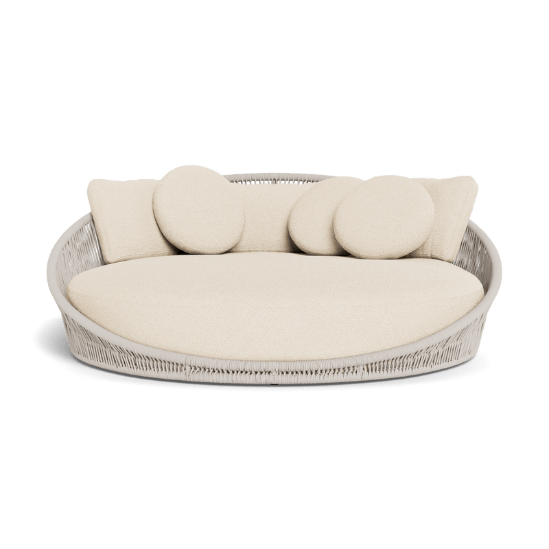 Maui Daybed | Rope Shell, Riviera Sand, Aluminum Taupe