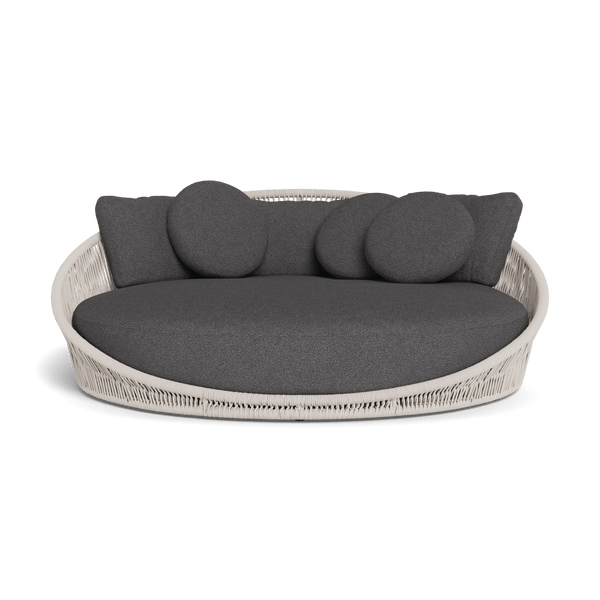 Maui Daybed | Rope Shell, Riviera Slate, Aluminum Taupe