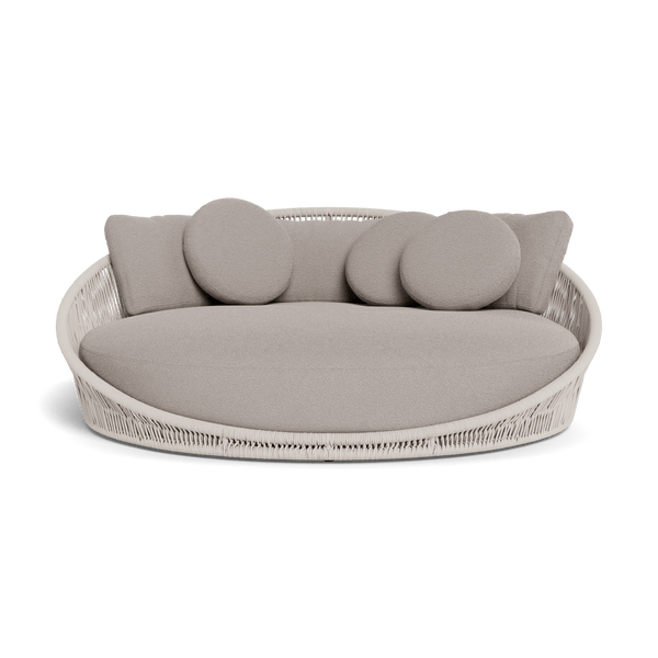 Maui Daybed | Rope Shell, Riviera Stone, Aluminum Taupe