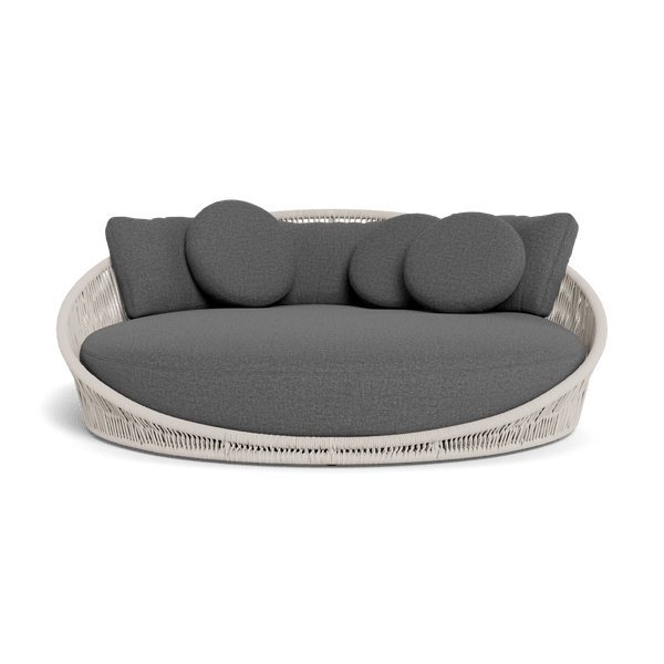 Maui Daybed | Rope Shell, Siesta Slate, Aluminum Taupe