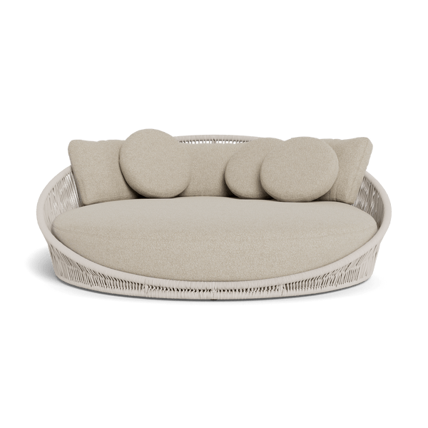 Maui Daybed | Rope Shell, Siesta Taupe, Aluminum Taupe
