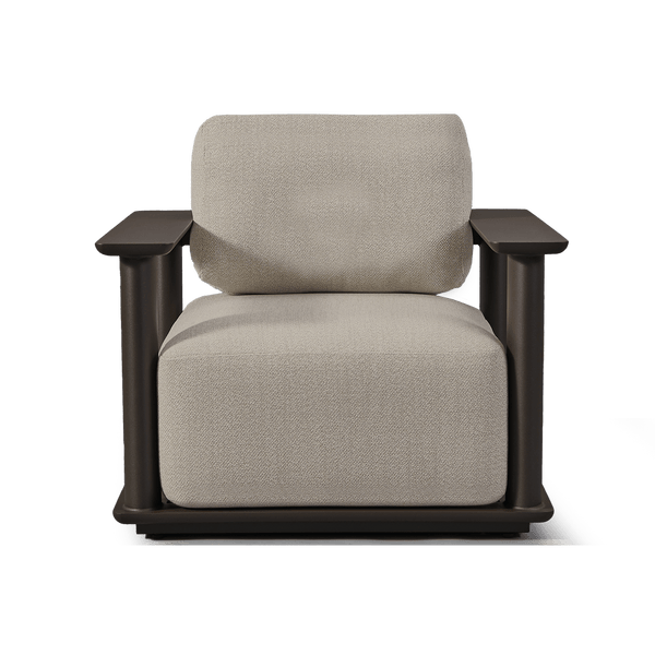 Newport Aluminum Swivel Lounge Chair | Aluminum Bronze, Siesta Taupe,