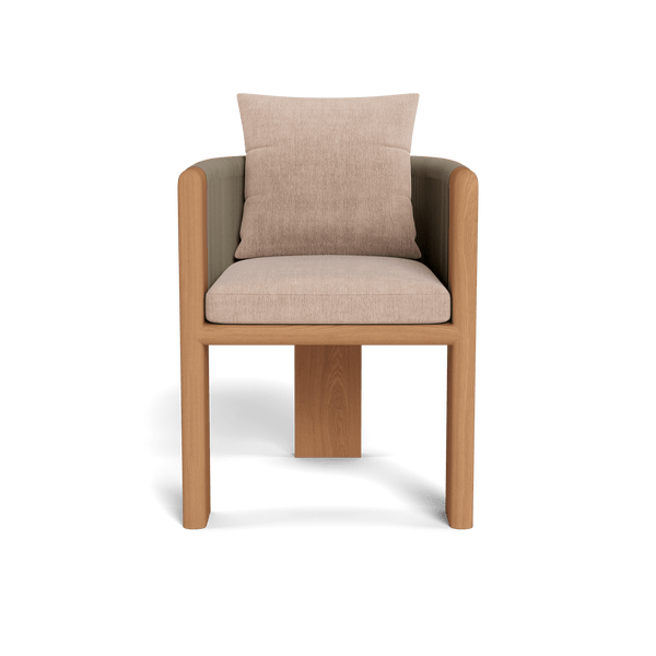 Palm Beach Teak Dining Chair | Teak Natural, Altona Sand, Rope Stone