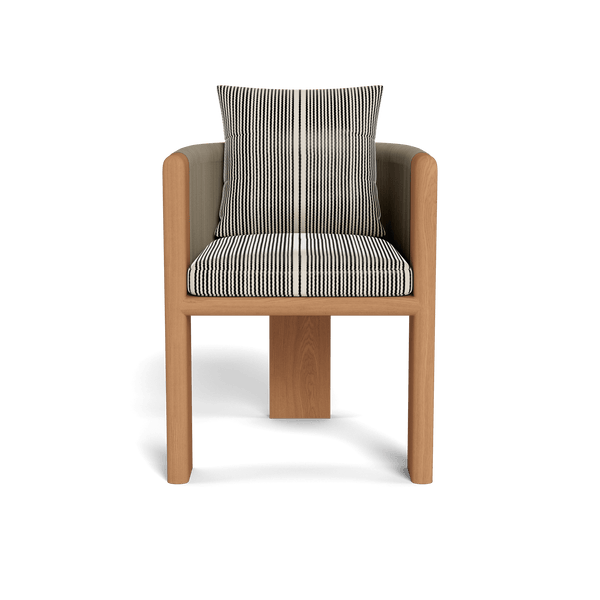 Palm Beach Teak Dining Chair | Teak Natural, Bateau Classic, Rope Stone