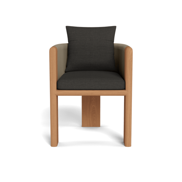 Palm Beach Teak Dining Chair | Teak Natural, Bateau Teak, Rope Stone