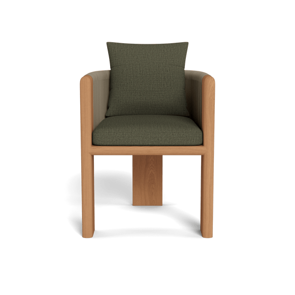 Palm Beach Teak Dining Chair | Teak Natural, Bateau Teak, Rope Stone