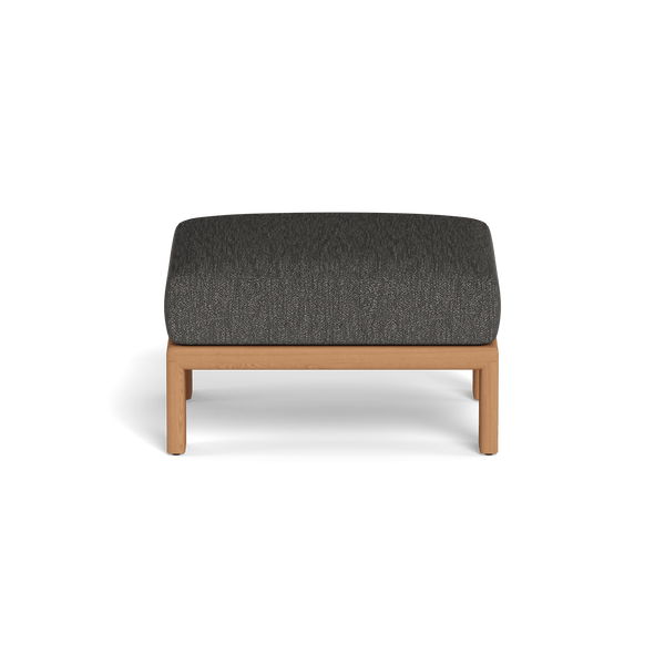 Palm Beach Teak Ottoman | Teak Natural, Pebble Smoke,