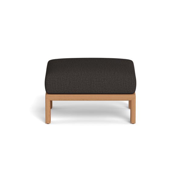 Palm Beach Teak Ottoman | Teak Natural, Stirling Flint,