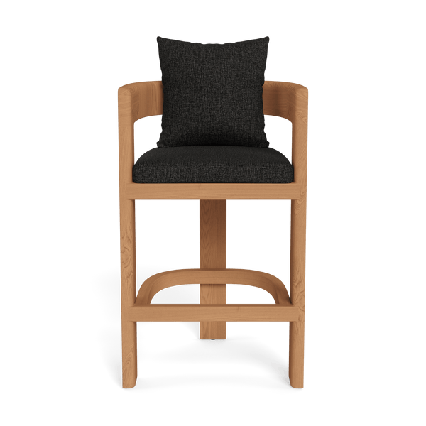 Victoria Teak Bar Stool | Teak Natural, Copacabana Midnight,