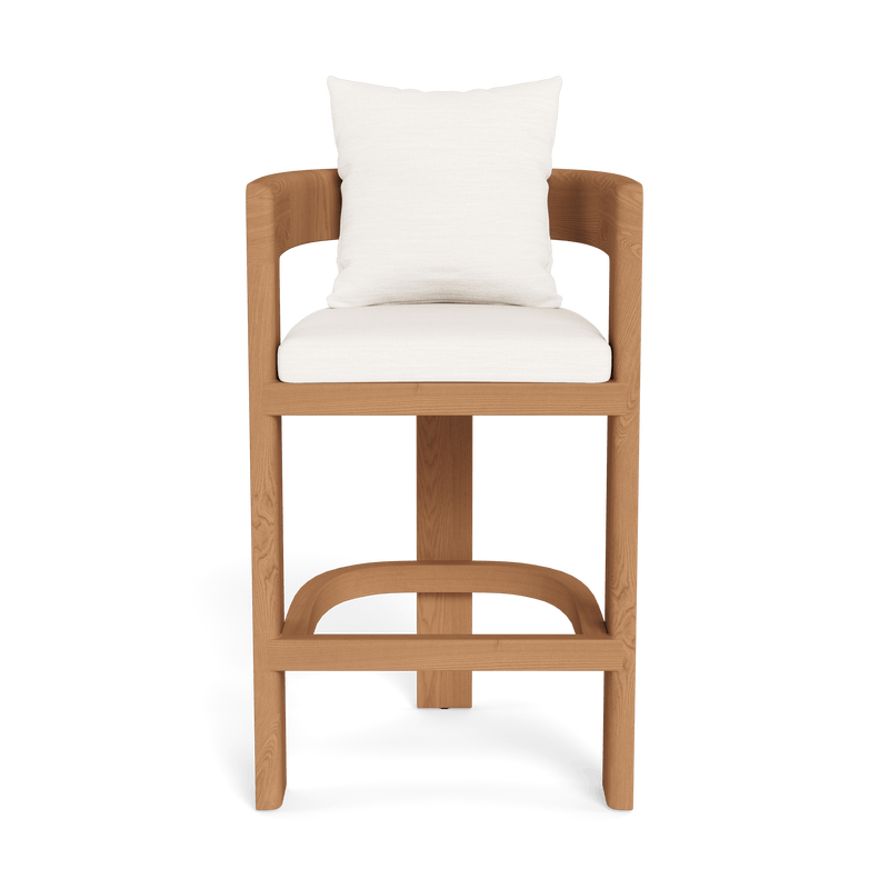 Victoria Teak Bar Stool | Teak Natural, Panama Blanco,