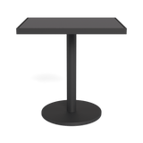 Vienna 24x30" Rectangle Bistro Table | Aluminum Asteroid, HPCL Charcoal,