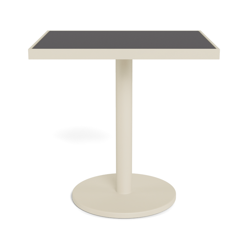 Vienna 24x30" Rectangle Bistro Table | Aluminum Bone, HPCL Charcoal,