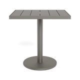 Vienna 24x30" Rectangle Bistro Table | Aluminum Taupe, Aluminum Taupe,