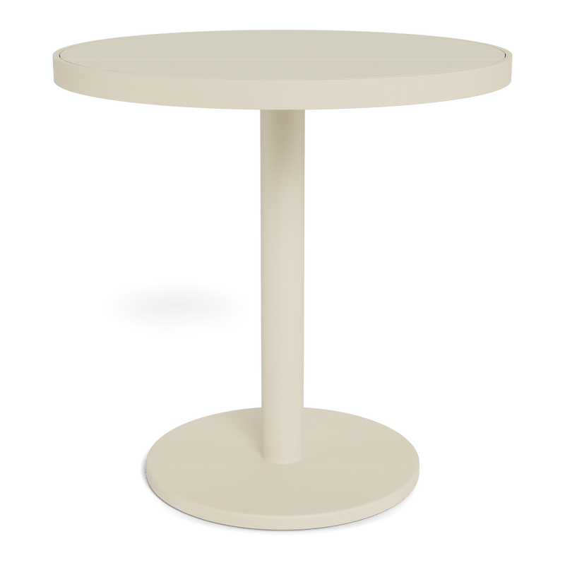 Vienna 30" Round Bistro Table | Aluminum Bone, Aluminum Bone,