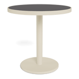 Vienna 30" Round Bistro Table | Aluminum Bone, HPCL Charcoal,