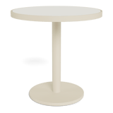 Vienna 30" Round Bistro Table | Aluminum Bone, HPCL White,