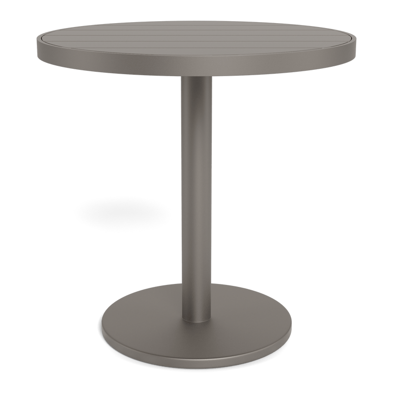 Vienna 30" Round Bistro Table | Aluminum Taupe, Aluminum Taupe,