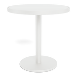 Vienna 30" Round Bistro Table | Aluminum White, Aluminum White,