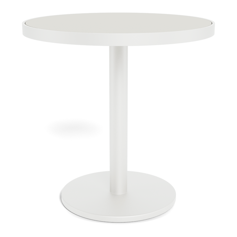 Vienna 30" Round Bistro Table | Aluminum White, HPCL White,