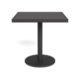 Vienna 30" Square Bistro Table | Aluminum Asteroid, HPCL Charcoal,