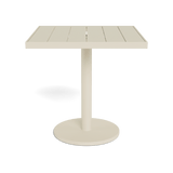 Vienna 30" Square Bistro Table | Aluminum Bone, Aluminum Bone,