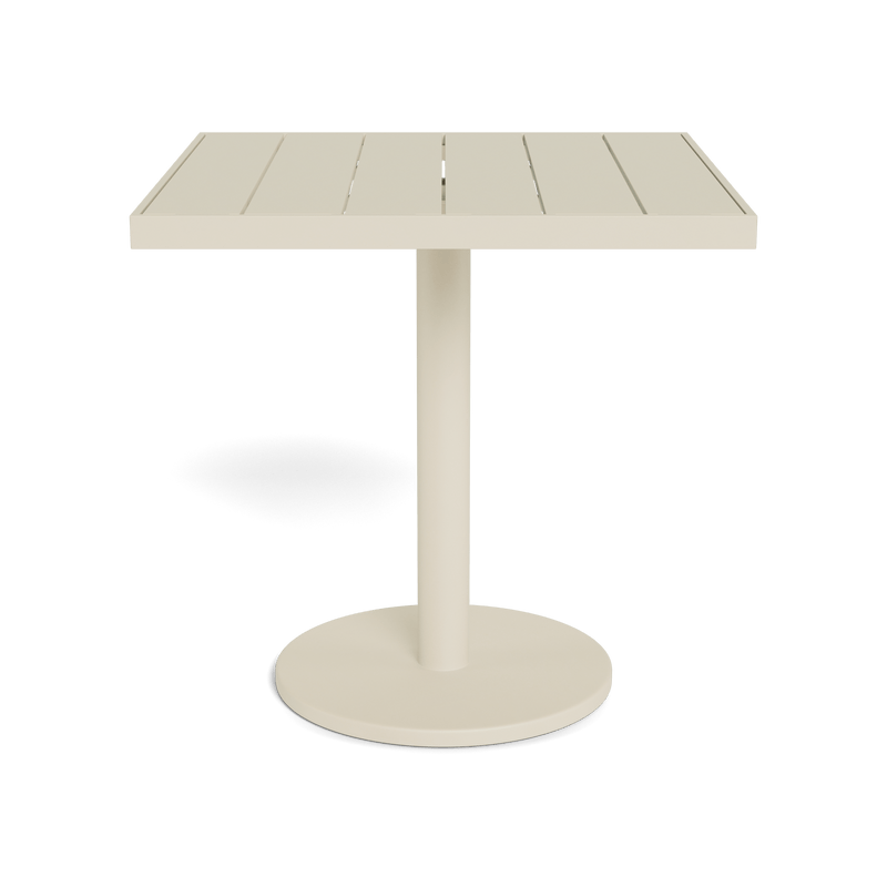 Vienna 30" Square Bistro Table | Aluminum Bone, Aluminum Bone,