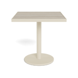 Vienna 30" Square Bistro Table | Aluminum Bone, Laminam Grigio,