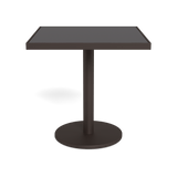 Vienna 30" Square Bistro Table | Aluminum Bronze, HPCL Charcoal,